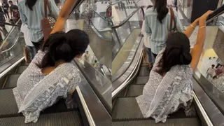 Viral Video Of Woman Jumping On Escalator Leaves Internet Concerned | WATCH
